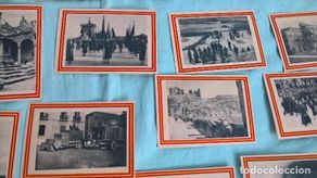 Militaria: La guerra en España..coleccion 32 cromos..Guerra Civil ..originales
